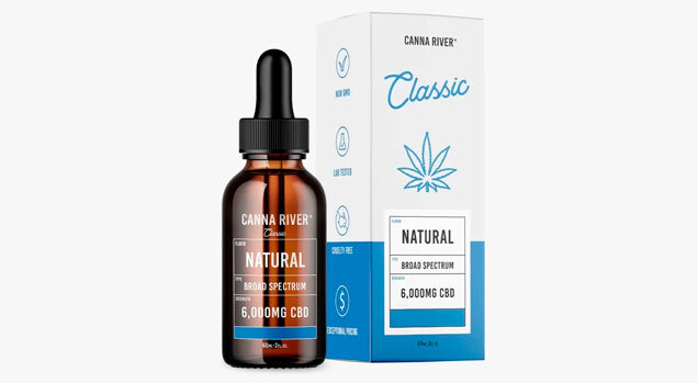 Óleo de CBD Canna River Natural 6000mg